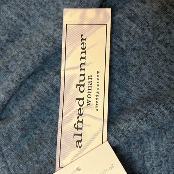 Alfred Dunner simply cozy pocketed classic fit stretch pants color blue size 2X - Picture 11 of 12